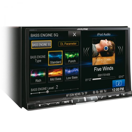 VPX ALPINE X800D-U SISTEM 2DIN CU DVD, NAVIGAŢIE INTEGRATĂ ŞI ECRAN DE 8″