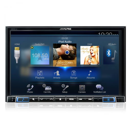 VPX ALPINE X801D-U SISTEM MULTIMEDIA CU NAVIGAŢIE SI ECRAN DE 8″