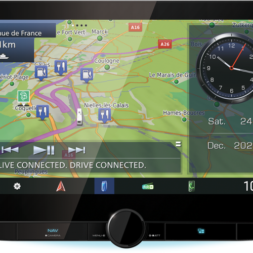 VPX KENWOOD DNR-992RVS SISTEM DE NAVIGATIE CU ECRAN HD DE 10.1″, WiFi/BLUETOOTH/DAB+ CONTROL SMARTPHONE WIRELESS