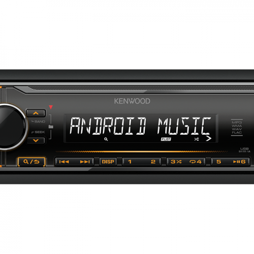 VPX KENWOOD KMM-104AY RADIO CU USB, PORTOCALIU