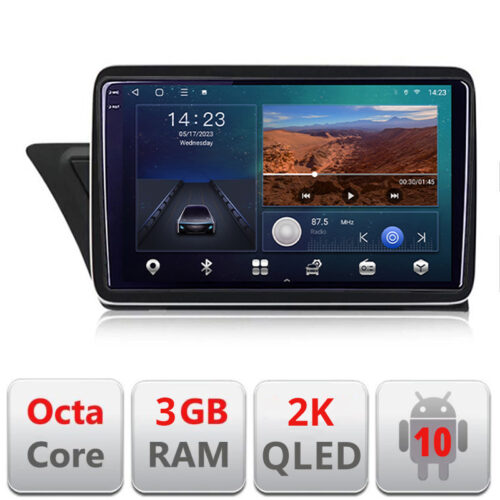 VPX Navigatie dedicata Audi A4 2008-2016 NON-MMI B-A4 Android Ecran 2K QLED octa core 3+32 carplay android auto KIT-A4+-E310V3-2K