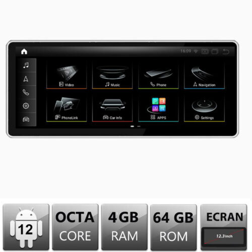 VPX Navigatie dedicata Audi A4 A5 Concert Symphonie 2009-2014 Android Octa Core 4+64 12.3″ 1920×720