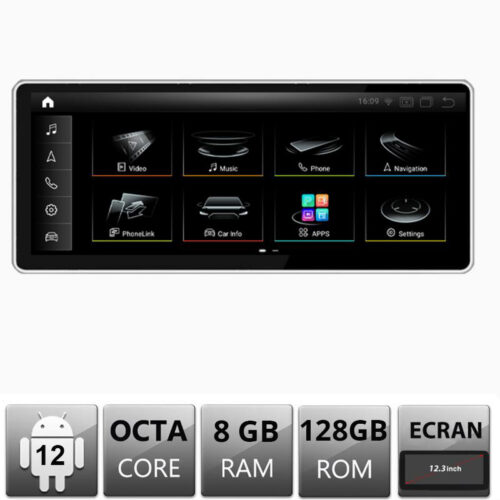 VPX Navigatie dedicata Audi A4 A5 MMI3G 2009-2014 Android Octa Core 8+128 12.3″ 1920×720