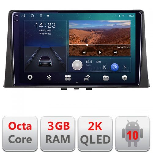 VPX Navigatie dedicata Citroen Berlingo 2019- B-berlingo18 Android Ecran 2K QLED octa core 3+32 carplay android auto kit-berlingo18+-E310V3-2K