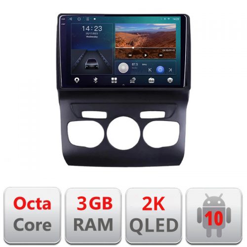 VPX Navigatie dedicata Citroen C4 2011-2016 Quad Core B-241 Android Ecran 2K QLED octa core 3+32 carplay android auto KIT-241+-E310V3-2K