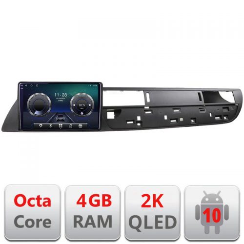 VPX Navigatie dedicata Citroen C5 2008-2017 C-C5 Android Octa Core Ecran 2K QLED GPS 4G 4+32GB 360 KIT-C5+-E410-2K