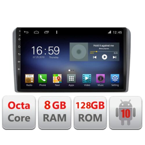 VPX Navigatie dedicata Edonav Audi A3 8P F-049,Octacore,8Gb RAM,128Gb Hdd,4G,Qled,360,DSP,GPS,Carplay