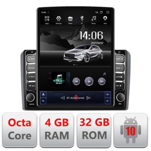 VPX Navigatie dedicata Edonav Audi A3 8P G-049 ecran Tesla 9.7″ QLED,Octacore,4Gb RAM,32Gb Hdd,4G,Qled,360,DSP,GPS,Carplay
