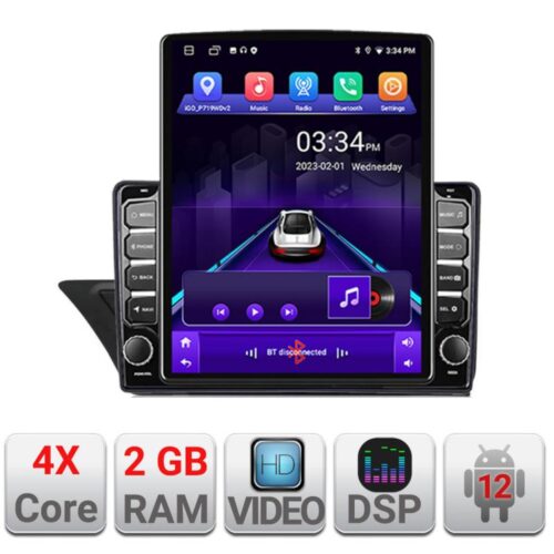 VPX Navigatie dedicata Edonav Audi A4 2008-2016 NON-MMI K-A4 ecran Tesla 9.7″ QLED,2Gb RAM,32Gb Hdd,DSP,GPS,Bluetooth