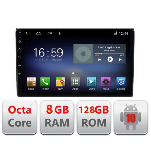 VPX Navigatie dedicata Edonav Audi A4 B6 F-050,Octacore,8Gb RAM,128Gb Hdd,4G,Qled,360,DSP,GPS,Carplay