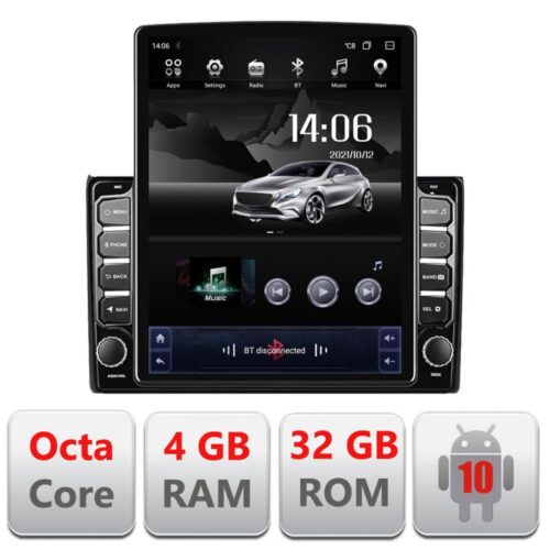 VPX Navigatie dedicata Edonav Audi A4 B6 G-050 ecran Tesla 9.7″ QLED,Octacore,4Gb RAM,32Gb Hdd,4G,Qled,360,DSP,GPS,Carplay