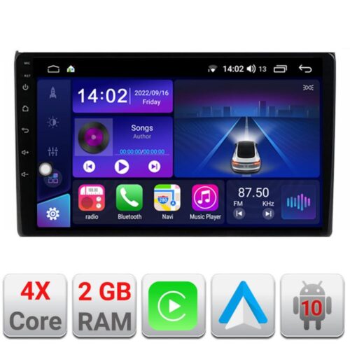 VPX Navigatie dedicata Edonav Audi A4 B6 Quad Core B-050 Ecran Qled,2Gb Ram,32Gb Hdd,Carplay,AndroidAuto,USB,Bluetooth,Wifi