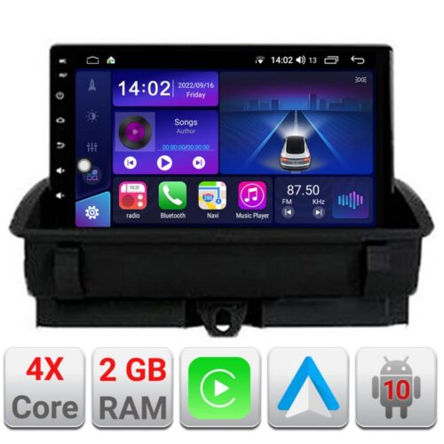 VPX Navigatie dedicata Edonav Audi Q3 2011-2018 Android radio gps internet quad core Ecran Qled,2Gb Ram,32Gb Hdd,Carplay,AndroidAuto,USB,Bluetooth,Wifi