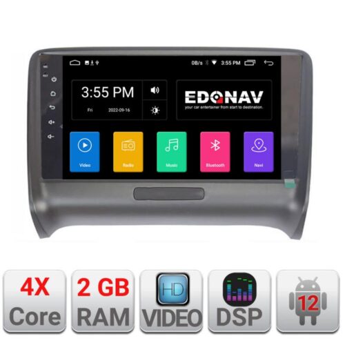 VPX Navigatie dedicata Edonav Audi TT 2004-2011 Quad Core A-078 Ecran Qled,2Gb Ram,32Gb Hdd,USB,Bluetooth,Wifi
