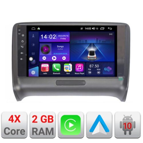 VPX Navigatie dedicata Edonav Audi TT 2004-2011 Quad Core B-078 Ecran Qled,2Gb Ram,32Gb Hdd,Carplay,AndroidAuto,USB,Bluetooth,Wifi