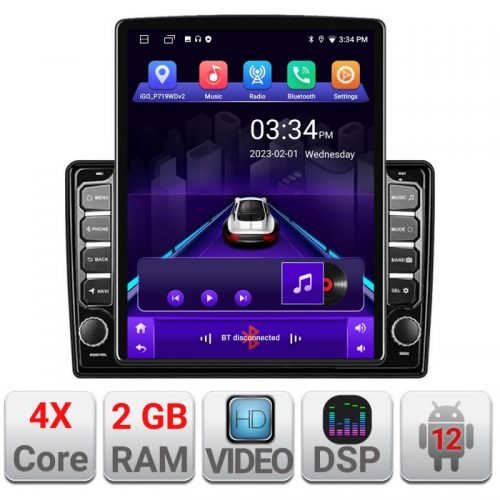 VPX Navigatie dedicata Edonav Citroen Berlingo 2015-2018 K-berlingo ecran Tesla 9.7″ QLED,2Gb RAM,32Gb Hdd,DSP,GPS,Bluetooth