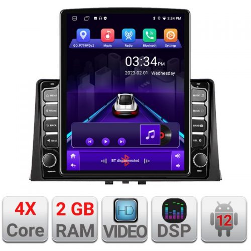 VPX Navigatie dedicata Edonav Citroen Berlingo 2019- K-berlingo18 ecran Tesla 9.7″ QLED,2Gb RAM,32Gb Hdd,DSP,GPS,Bluetooth