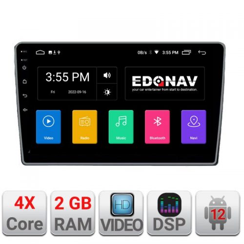 VPX Navigatie dedicata Edonav Citroen C3 2018- A-C3 Ecran Qled,2Gb Ram,32Gb Hdd,USB,Bluetooth,Wifi