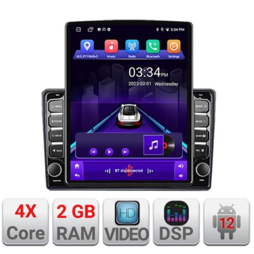 VPX Navigatie dedicata Edonav Citroen C3 2018- ecran Tesla 9.7″ QLED,2Gb RAM,32Gb Hdd,DSP,GPS,Bluetooth
