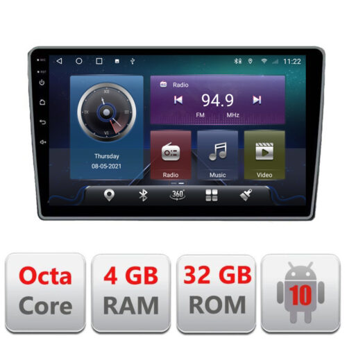 VPX Navigatie dedicata Edonav Citroen C3 2018-,QLED,Octacore,4 Gb RAM,32 Gb Hdd,360,4G,DSP,GPS,Bluetooth