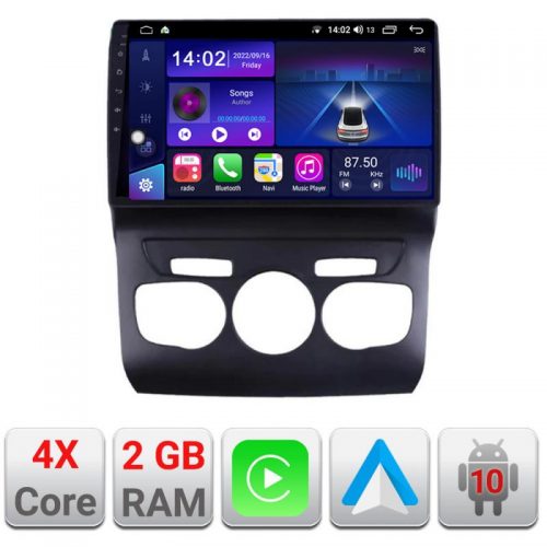 VPX Navigatie dedicata Edonav Citroen C4 2011-2016 Ecran Qled,2Gb Ram,32Gb Hdd,Carplay,AndroidAuto,USB,Bluetooth,Wifi