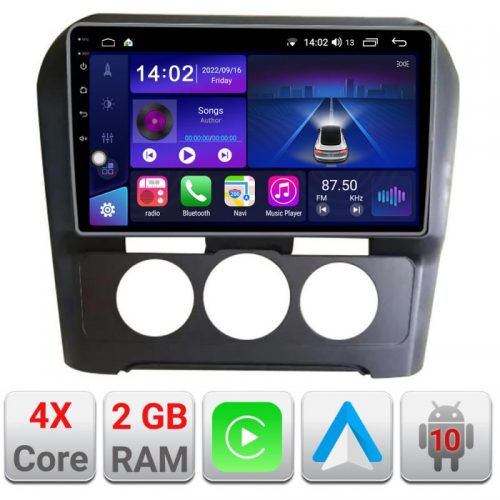 VPX Navigatie dedicata Edonav Citroen C4 clima manuala 2015-2018 B-C4-AC Ecran Qled,2Gb Ram,32Gb Hdd,Carplay,AndroidAuto,USB,Bluetooth,Wifi