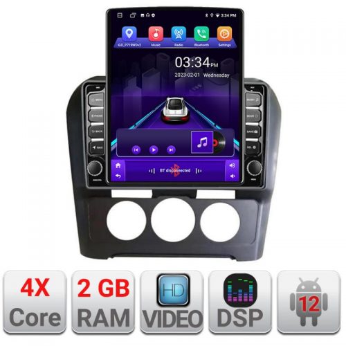 VPX Navigatie dedicata Edonav Citroen C4 clima manuala 2015-2018 K-C4-AC ecran Tesla 9.7″ QLED,2Gb RAM,32Gb Hdd,DSP,GPS,Bluetooth