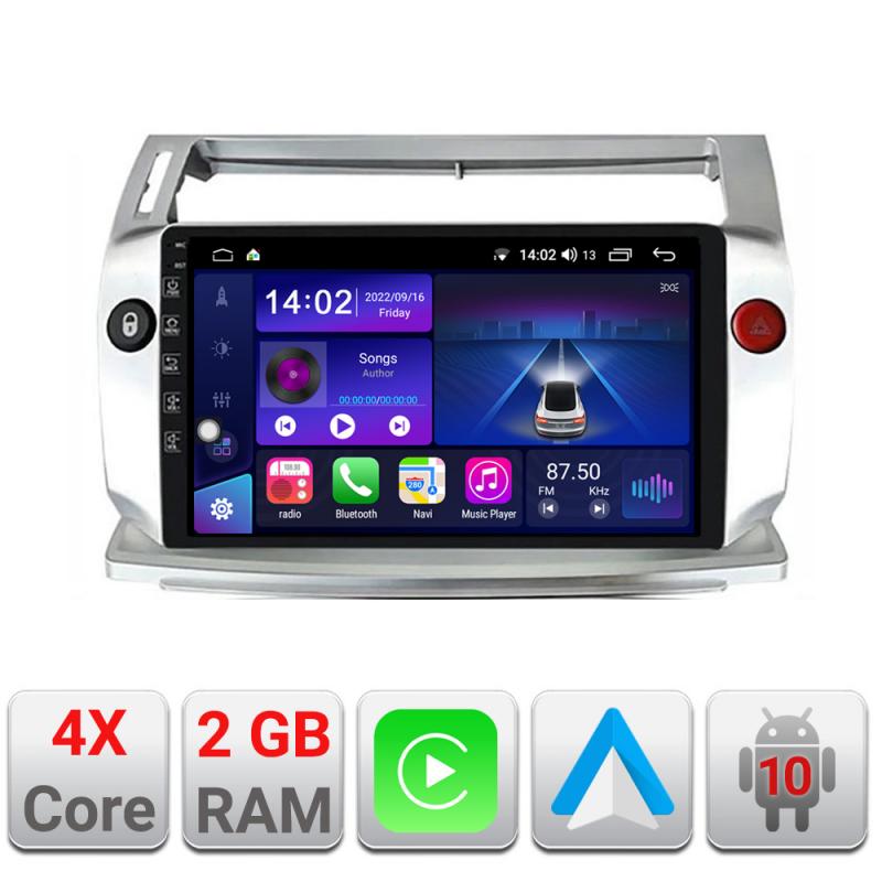 Navigatie dedicata Edonav Citroen C4 Quad Core B-088 Ecran Qled,2Gb Ram,32Gb Hdd,Carplay,AndroidAuto,USB,Bluetooth,Wifi
