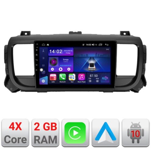 VPX Navigatie dedicata Edonav Citroen Jumpy Toyota Proace Peugeot Traveller B-jumpy16 Ecran Qled,2Gb Ram,32Gb Hdd,Carplay,AndroidAuto,USB,Bluetooth,Wifi
