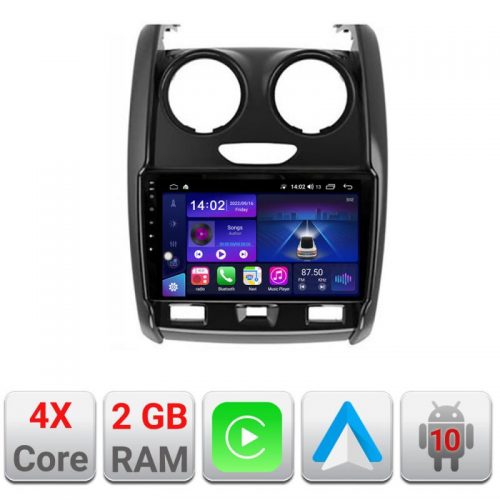 VPX Navigatie dedicata Edonav Dacia Duster 2012-2019 B-157 Ecran Qled,2Gb Ram,32Gb Hdd,Carplay,AndroidAuto,USB,Bluetooth,Wifi