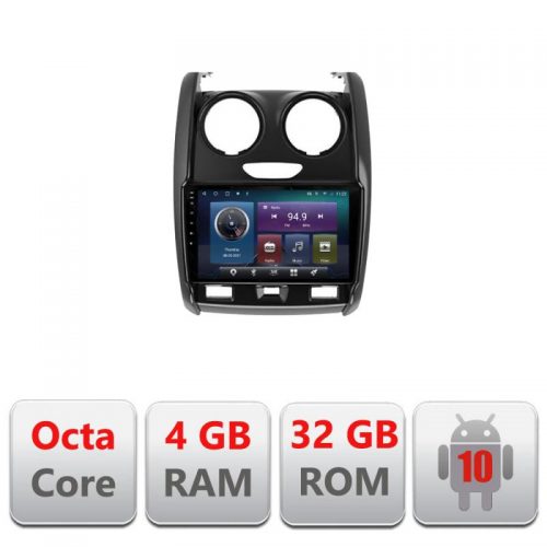 VPX Navigatie dedicata Edonav Dacia Duster 2012-2019 C-157,QLED,Octacore,4 Gb RAM,32 Gb Hdd,360,4G,DSP,GPS,Bluetooth