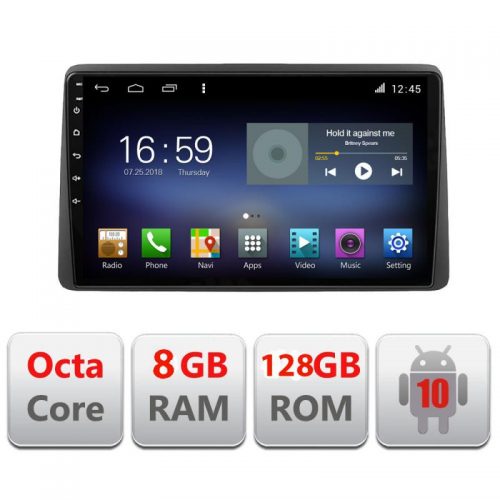 VPX Navigatie dedicata Edonav DACIA DUSTER dupa 2019 F-199,Octacore,8Gb RAM,128Gb Hdd,4G,Qled,360,DSP,GPS,Carplay