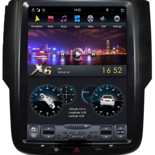 VPX Navigatie dedicata Edonav Dodge RAM 2013-2019 Android Tesla style internet gps bluetooth T202-6CORE