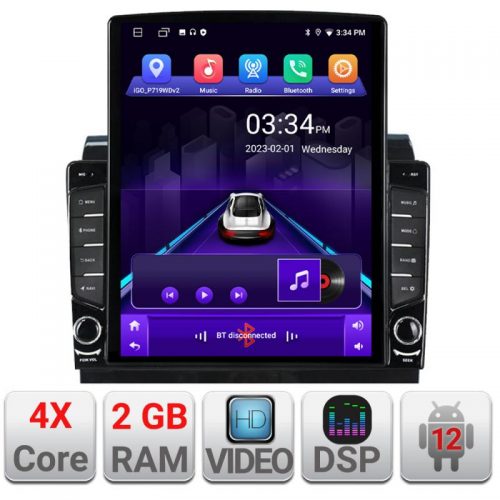 VPX Navigatie dedicata Edonav Ducato Jumper Expert 2006-2018 ecran Tesla 9.7″ QLED,2Gb RAM,32Gb Hdd,DSP,GPS,Bluetooth