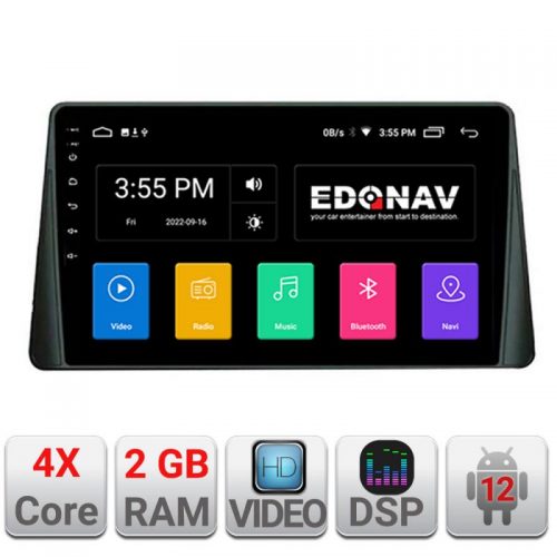VPX Navigatie dedicata Edonav Ford Focus 4 A-focus4 Ecran Qled,2Gb Ram,32Gb Hdd,USB,Bluetooth,Wifi
