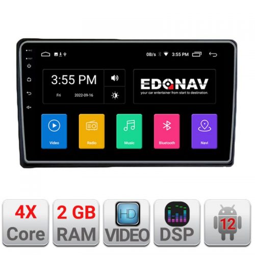 VPX Navigatie dedicata Edonav Ford Transit Focus Kuga A-transit Ecran Qled,2Gb Ram,32Gb Hdd,USB,Bluetooth,Wifi