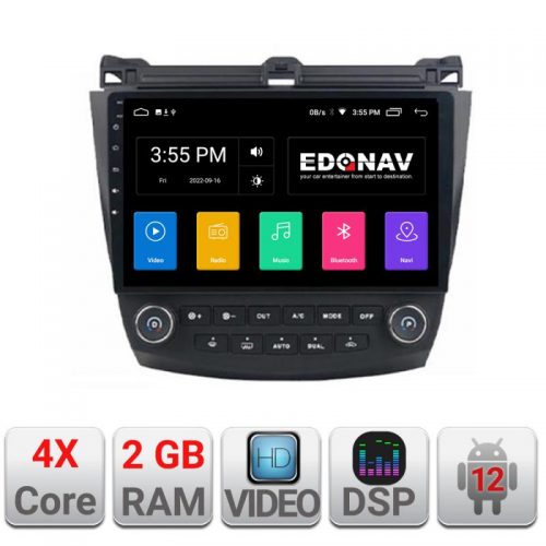 VPX Navigatie dedicata Edonav Honda Accord 2004-2008 A-ACCORD Ecran Qled,2Gb Ram,32Gb Hdd,USB,Bluetooth,Wifi