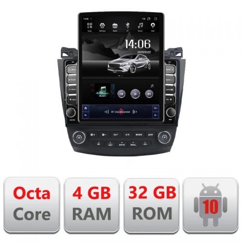 VPX Navigatie dedicata Edonav Honda Accord 2004-2008 H-accord ecran tip TESLA 9.7″ Android Radio Bluetooth Internet GPS WIFI 4+32GB DSP