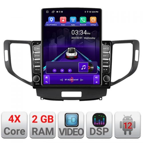 VPX Navigatie dedicata Edonav Honda Accord 2008-2012 K-8951 ecran Tesla 9.7″ QLED,2Gb RAM,32Gb Hdd,DSP,GPS,Bluetooth