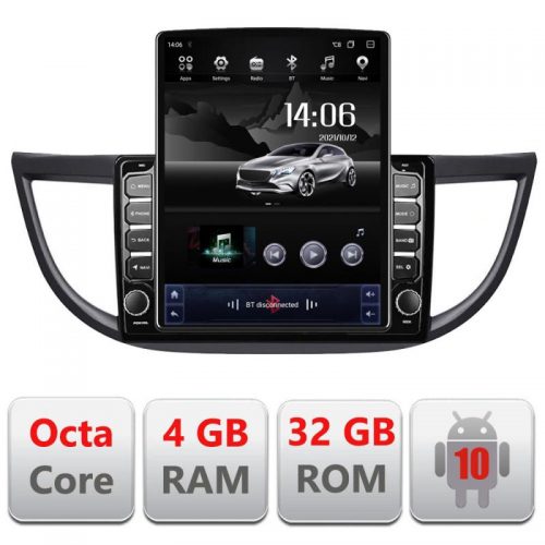 VPX Navigatie dedicata Edonav Honda CRV 2012-2016 H-469 ecran tip TESLA 9.7″ Android Radio Bluetooth Internet GPS WIFI 4+32GB DSP 4G O