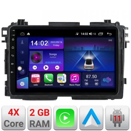 VPX Navigatie dedicata Edonav Honda HR-V 2013-2018 Android radio gps internet quad core Ecran Qled,2Gb Ram,32Gb Hdd,Carplay,AndroidAuto,USB,Bluetooth,Wifi