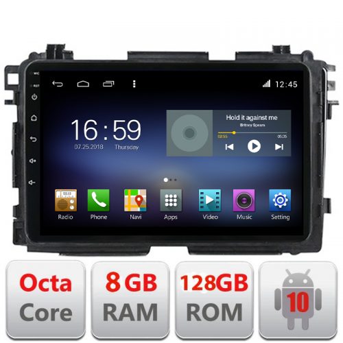 VPX Navigatie dedicata Edonav Honda HR-V 2013-2018,Octacore,8Gb RAM,128Gb Hdd,4G,Qled,360,DSP,GPS,Carplay