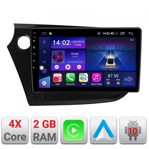 VPX Navigatie dedicata Edonav Honda Insight 2009-2014 B-insight Ecran Qled,2Gb Ram,32Gb Hdd,Carplay,AndroidAuto,USB,Bluetooth,Wifi