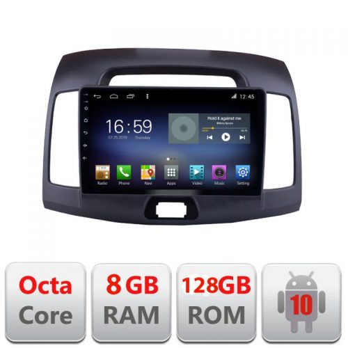 VPX Navigatie dedicata Edonav Hyundai Elantra 2009 F-2009,Octacore,8Gb RAM,128Gb Hdd,4G,Qled,360,DSP,GPS,Carplay