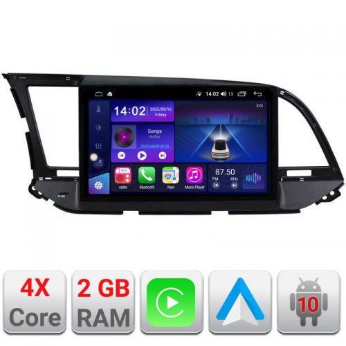 VPX Navigatie dedicata Edonav Hyundai Elantra 2015-2018 B-581 Ecran Qled,2Gb Ram,32Gb Hdd,Carplay,AndroidAuto,USB,Bluetooth,Wifi
