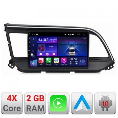 VPX Navigatie dedicata Edonav Hyundai Elantra 2018- B-1581 Ecran Qled,2Gb Ram,32Gb Hdd,Carplay,AndroidAuto,USB,Bluetooth,Wifi