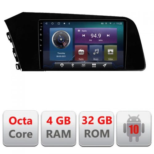 VPX Navigatie dedicata Edonav Hyundai Elantra 2021- C-elantra2021,QLED,Octacore,4 Gb RAM,32 Gb Hdd,360,4G,DSP,GPS,Bluetooth