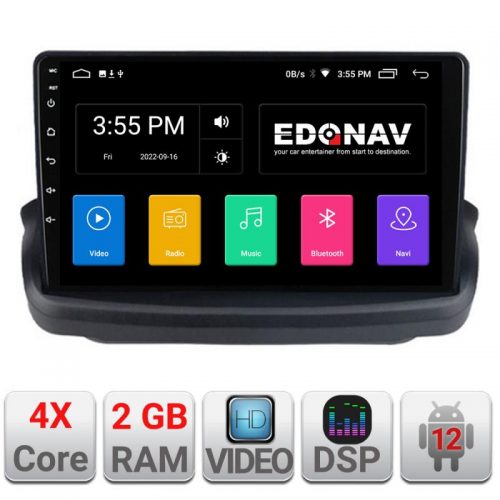 VPX Navigatie dedicata Edonav Hyundai Genesis 2+16 GB Quad Core Android Waze USB Navigatie Internet Youtube Radio KIT-GENESYS+E209V2