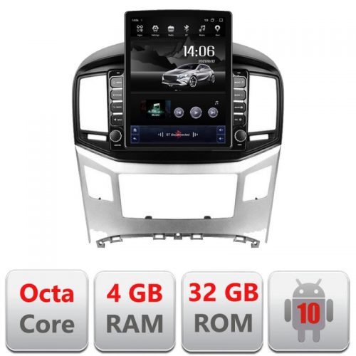 VPX Navigatie dedicata Edonav Hyundai H1 Starex 2016- G-h1 ecran Tesla 9.7″ QLED,Octacore,4Gb RAM,32Gb Hdd,4G,Qled,360,DSP,GPS,Carplay