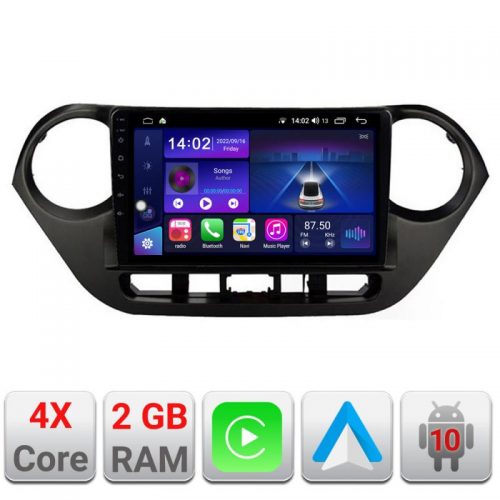 VPX Navigatie dedicata Edonav Hyundai I10 2013-2019 B-HY38 Ecran Qled,2Gb Ram,32Gb Hdd,Carplay,AndroidAuto,USB,Bluetooth,Wifi